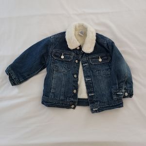 Sooo cute Gymboree sherpa lined denim jacket
